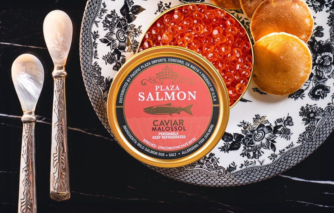 Salm Roe Wild Salmon Roe– Plaza De Caviar