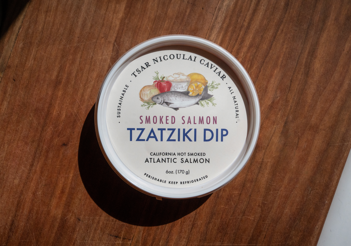 6OZ Smoked Salmon Tzatziki Dip– Plaza De Caviar